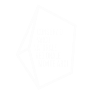 Logo Parco Monte Arci - Bianco