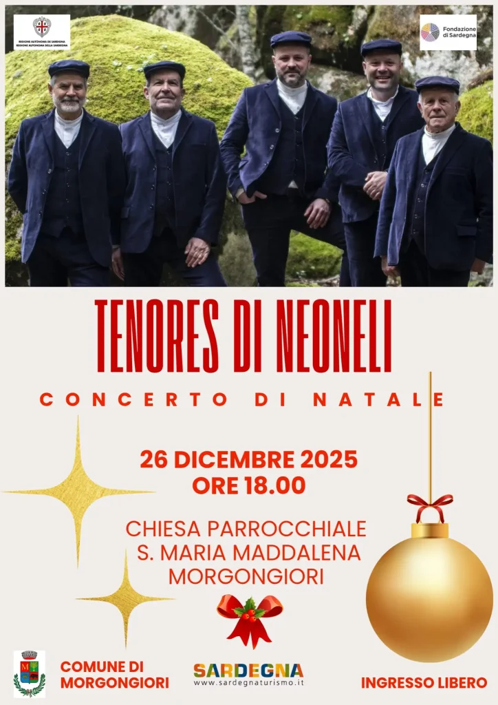 Programma feste di natale 2025 a Morgongiorni