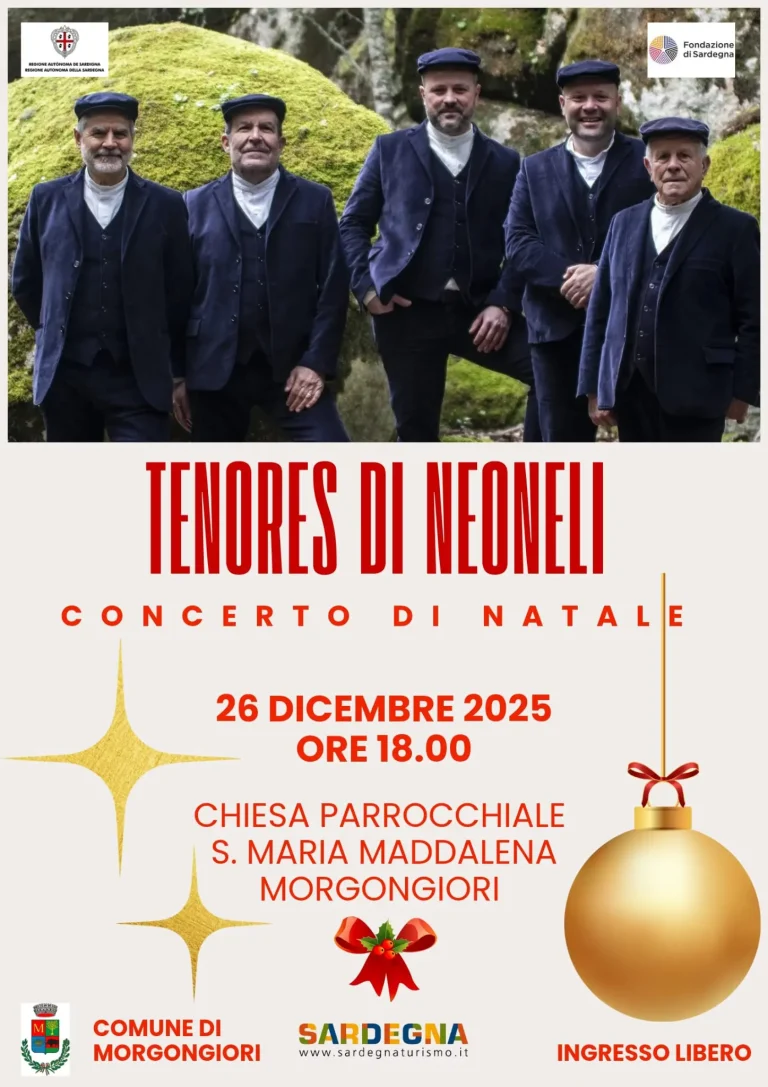 Programma feste di natale 2025 a Morgongiorni
